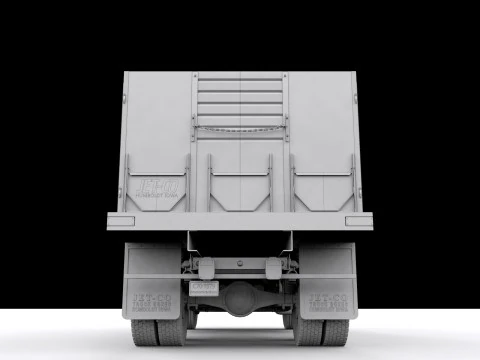 Chevy C70 1979 Grain Truck 3D Model