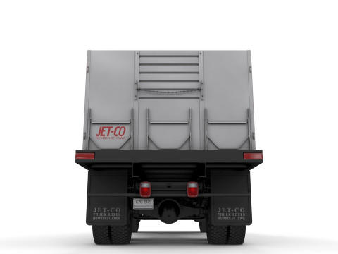 Chevy C70 1979 Grain Truck Modello 3D