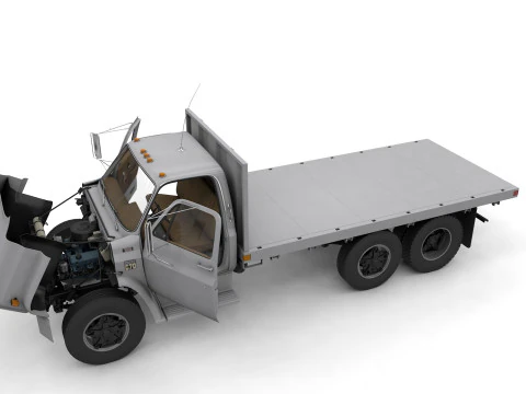 雪佛兰 C70 1979 平板卡车 3D 模型