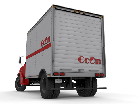 Chevy C60 1978 Box Truck Modello 3D