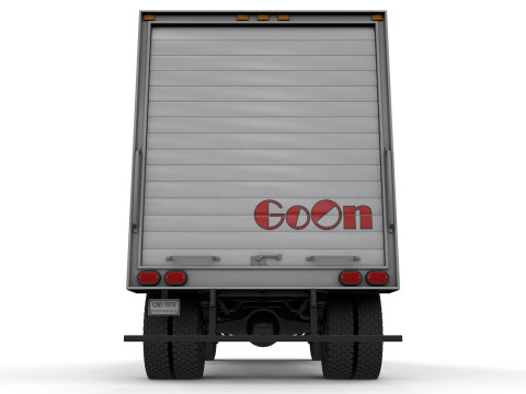 Chevy C60 1978 Box Truck Modello 3D