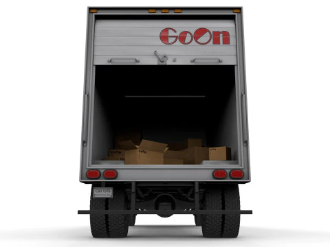 Chevy C60 1978 Box Truck 3D Model