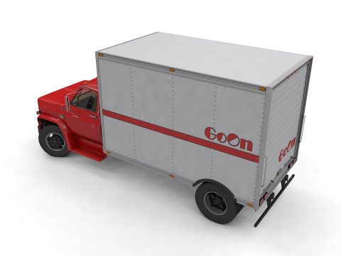 Chevy C60 1978 Box Truck Modello 3D