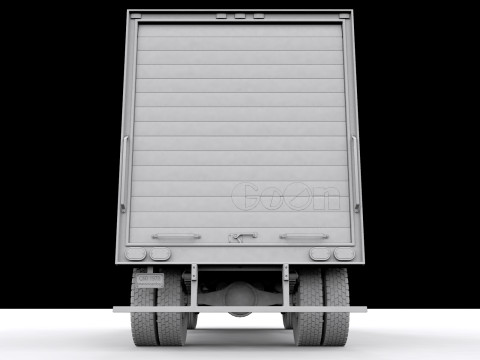 Chevy C60 1978 Box Truck Modello 3D