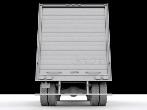 Chevy C60 1978 Box Truck 3D Model