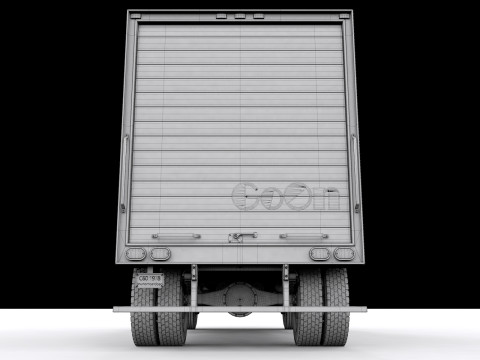 Chevy C60 1978 Box Truck Modello 3D