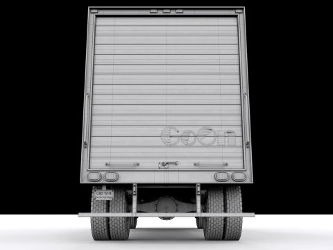 Chevy C60 1978 Box Truck 3D Model