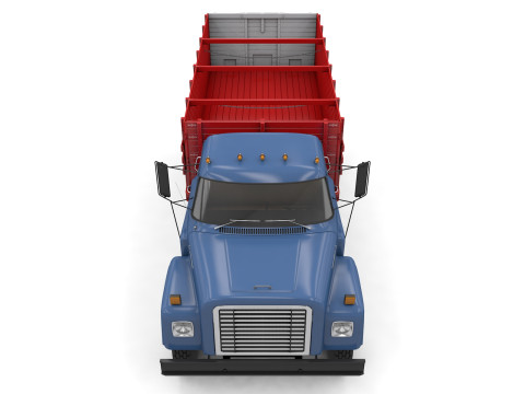 International Loadstar 1600 Giant Grain Truck 1974 Model 3D