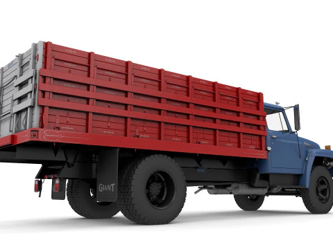 International Loadstar 1600 Giant Grain Truck 1974 3D Model