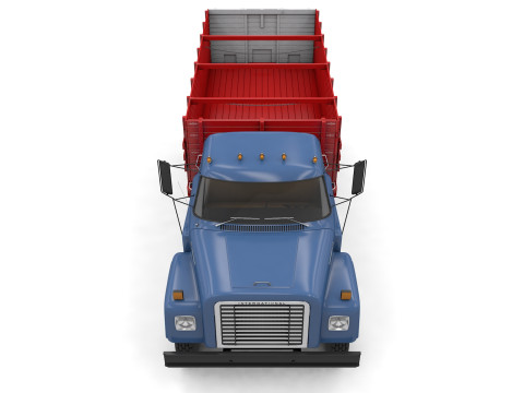 International Loadstar 1600 Giant Grain Truck 1974 Model 3D