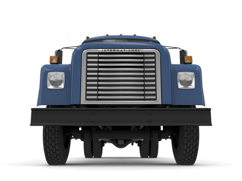 International Loadstar 1600 Giant Grain Truck 1974 Model 3D