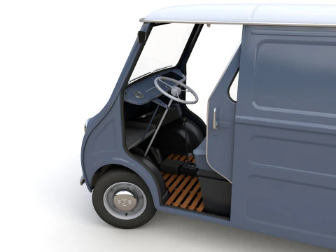 Goggomobil TL250 Fourgon Transporteur 1956 Modèle 3D