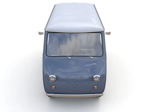 Goggomobil TL250 Fourgon Transporteur 1956 Modèle 3D