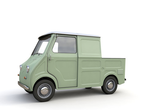 Goggomobil TL250 Transporter Pickup 1956 Modello 3D