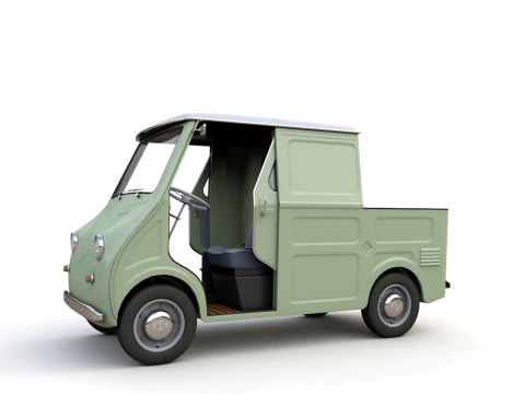 Goggomobil TL250 Transporter Pickup 1956 3D Model