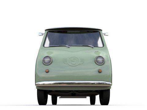 Goggomobil TL250 Transporter Pickup 1956 Modello 3D