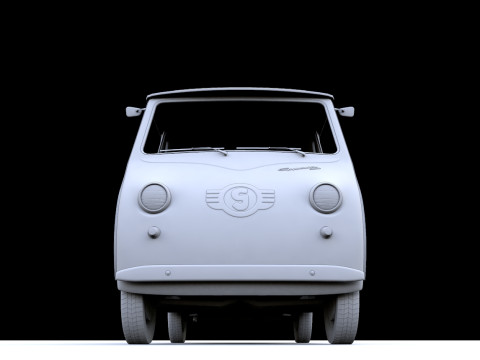 Goggomobil TL250 Transporter Pickup 1956 Modello 3D