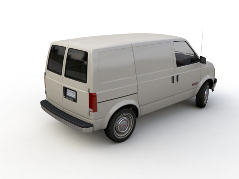 GMC Safari Wagon 1987 3D Model