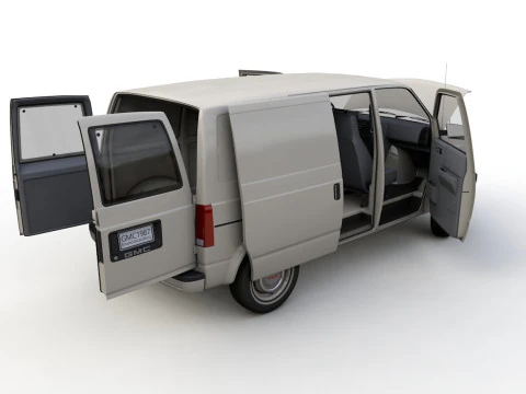 GMC Safari Wagon 1987 3D Model