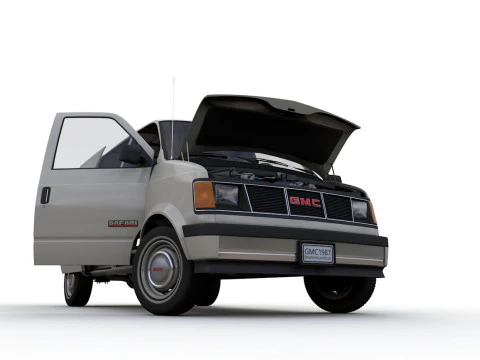 GMC Safari Wagon 1987 3D Model