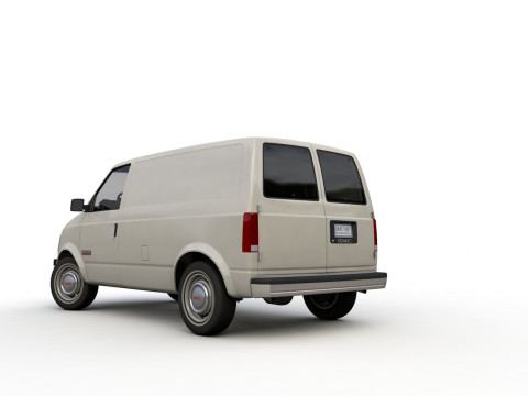 GMC Safari Wagon 1987 3D Model