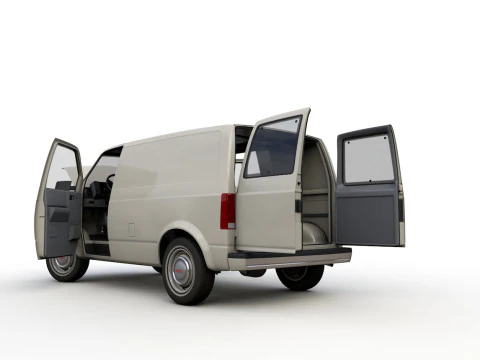 GMC Safari Wagon 1987 3D Model