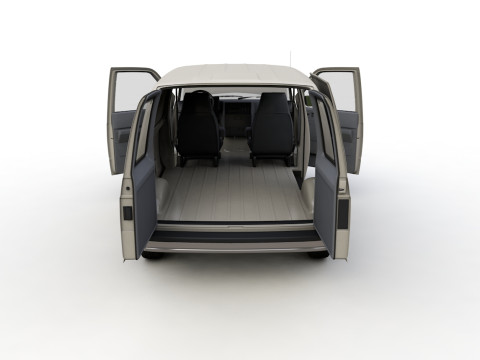 GMC Safari Wagon 1987 3D Model