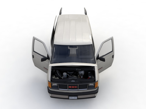 GMC Safari Wagon 1987 3D Model