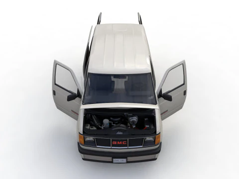 GMC Safari Wagon 1987 3D Model