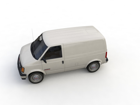 GMC Safari Wagon 1987 3D Model