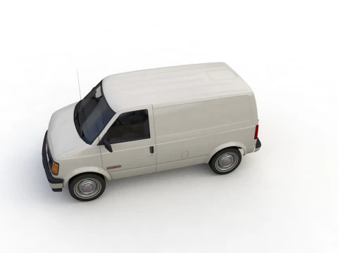 GMC Safari Wagon 1987 3D Model