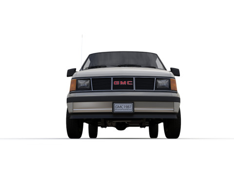 GMC Safari Wagon 1987 3D Model