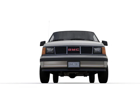 GMC Safari Wagon 1987 3D Model