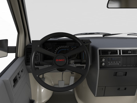 GMC Safari Wagon 1987 3D Model