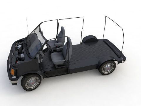 GMC Safari Wagon 1987 3D Model