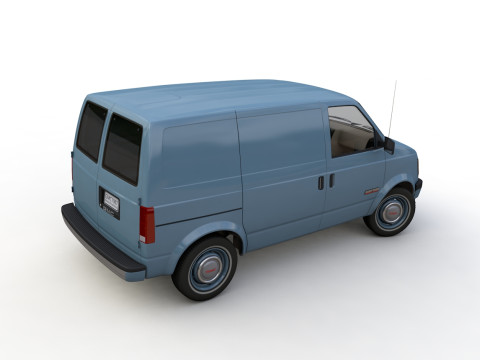 GMC Safari Wagon 1987 3D Model