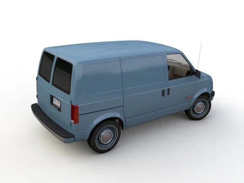GMC Safari Wagon 1987 3D Model
