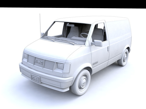 GMC Safari Wagon 1987 3D Model