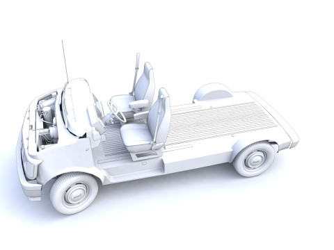 GMC Safari Wagon 1987 3D Model