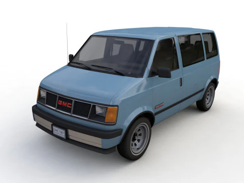 GMC сафари фургон 1987 г. 3D Модель