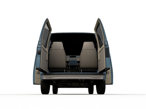 GMC safari van 1987 3D Model