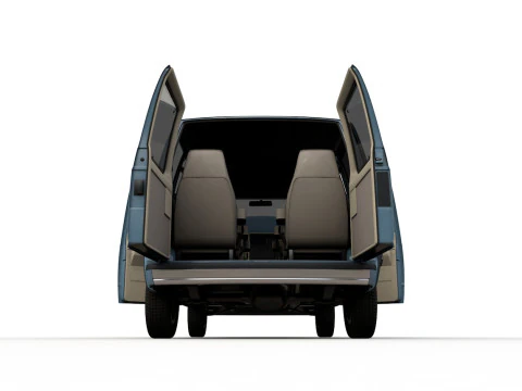 GMC safari van 1987 3D Model