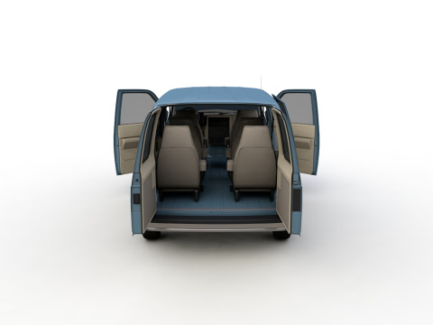 GMC safari van 1987 3D Model