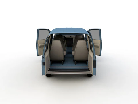 GMC safari van 1987 3D Model