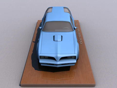 Pontiac Firebird Trans AM Type K 1977 3D Print Model