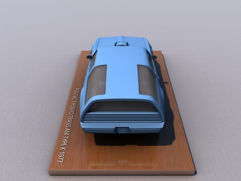 Pontiac Firebird Trans AM Type K 1977 3D 프린트 모델