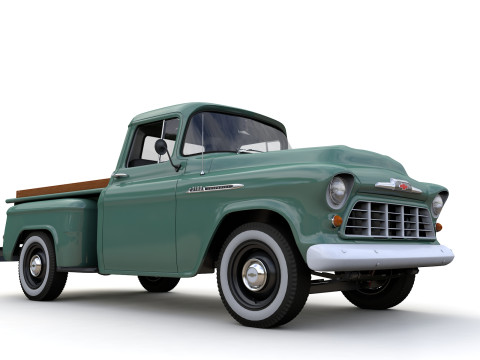 Chevy 3100 Steepside Pickup 1955 3Dモデル