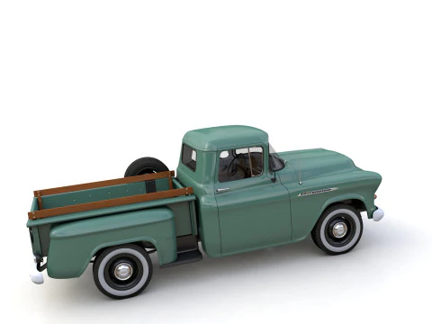 Chevy 3100 Steepside Pickup 1955 3D Model
