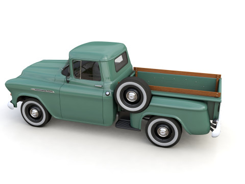 Chevy 3100 Steepside Pickup 1955 3Dモデル