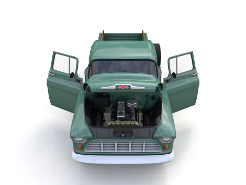 Chevy 3100 Steepside Pickup 1955 3D Model
